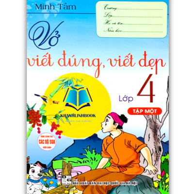 Sách - Combo Vở viết đúng, viết đẹp lớp 4 (tập 1 + 2) - dùng chung cho các bộ sgk hiện hành