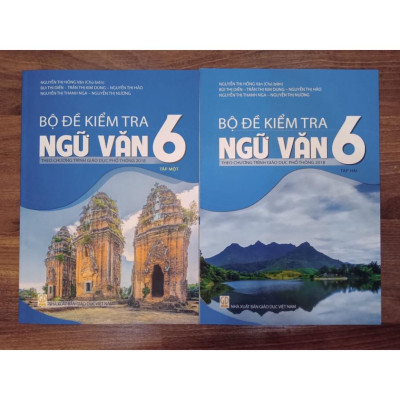 Sách - Combo Bộ đề kiểm tra ngữ văn 6 - ( tập 1 + tập 2 )
