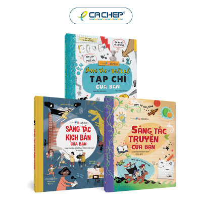 Combo 3 cuốn Sáng tác: Sáng tác kịch bản+Sáng tác truyện+Sáng tác và thiết kế tạp chí - Bìa cứng - Đông A