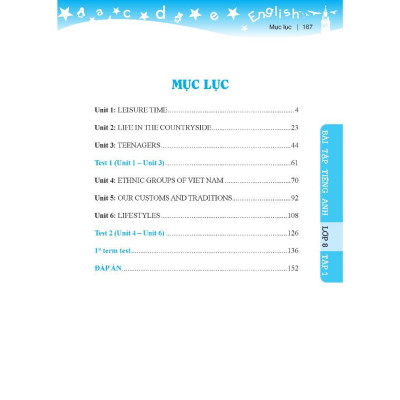 Sách - Global Success - Bài Tập Tiếng Anh Lớp 8 - Có Đáp Án - Tập 1 - Minh Thắng