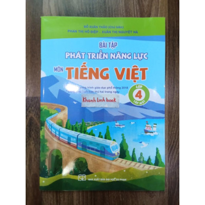 Sách Combo Bài Tập Phát Triển Năng Lực Môn Tiếng Việt Lớp 4 Tập 1 + 2 ( Theo chương trình GDPT 2018 ) (Kết Nối)