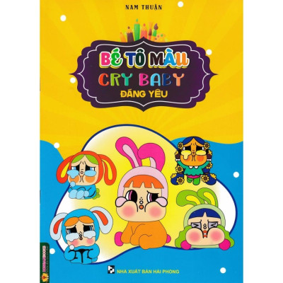 Sách - Bé Tô Màu Cry Baby - Đáng Yêu + Vui Đùa Với Các Bạn - Bộ 2 Cuốn - Hồng Ân