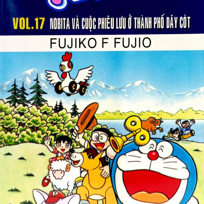 Doraemon Tập 17 - Nobita Và Cuộc Phiêu Lưu Ở Thành Phố Dây Cót (Tái Bản 2023)