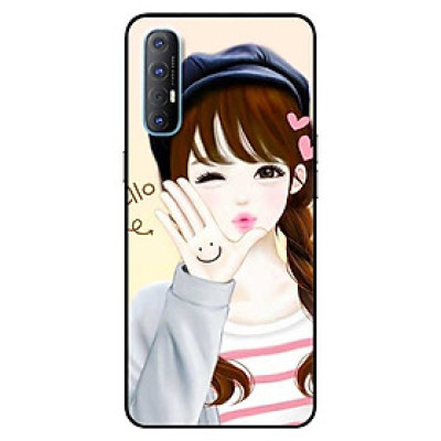 Ốp lưng dành cho Oppo Reno 3 Pro mẫu Hello Em Gái