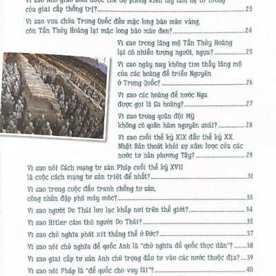 10 Vạn Câu Hỏi Vì Sao? - Khám Phá Những Sự Kiền Thú Vị Trong Lịch Sử