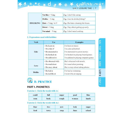 Sách - Global Success - Bài Tập Tiếng Anh Lớp 8 - Có Đáp Án - Tập 1 - Minh Thắng
