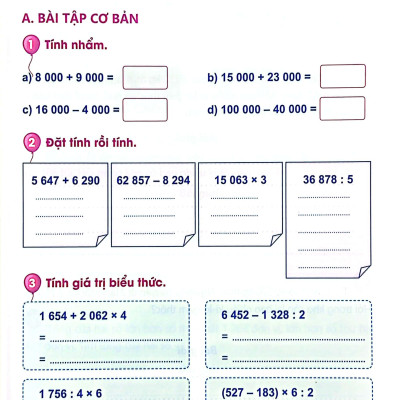 Rèn Kĩ Năng Giải Toán Lớp 4 - Tập 1 (Theo Chương Trình Giáo Dục Phổ Thông Mới)