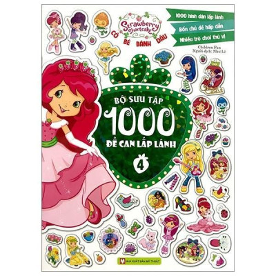 Sách - Cô Bé Bánh Dâu - Bộ Sưu Tập 1000 Đề Can Lấp Lánh Quyển 4 - Tân Việt Books