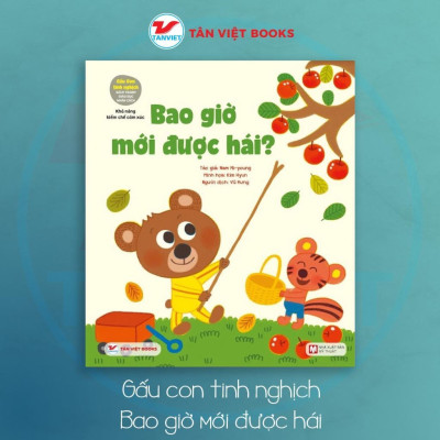 Sách - Gấu Con Tinh Nghịch - Chọn Lẻ Nhiều Chủ Đề - Nam Mi-young & Kim-Huyn - Tân Việt Books