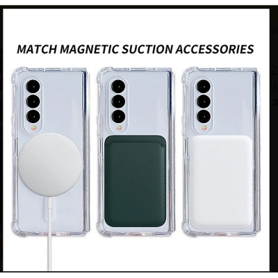 Ốp lưng chống sốc trong suốt hỗ trợ sạc Maqsafe cho Samsung Galaxy Z Flip 3 / Z Flip 4 hiệu Likgus Maqsafe Magetic Case siêu mỏng 1.5mm, độ trong tuyệt đối, chống trầy xước, chống ố vàng, tản nhiệt tốt - hàng nhập khẩu