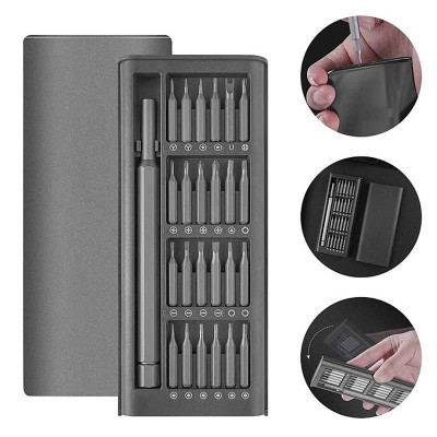 Bộ tua vít nam châm 24 chi tiết dùng sửa chữa điện thoại, laptop, mắt kính đồng hồ, bộ vít tháo lắp - Tô vít đa năng tiện dụng