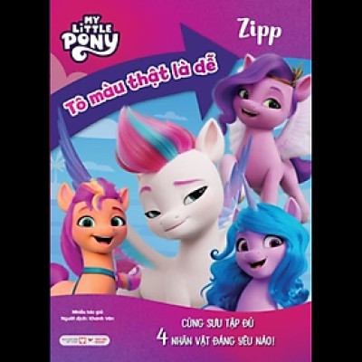 Pipp - Tô Màu Thật Là Dễ - Cùng Sưu Tập Đủ 4 Nhân Vật Đáng Yêu Nào! My Little Pony