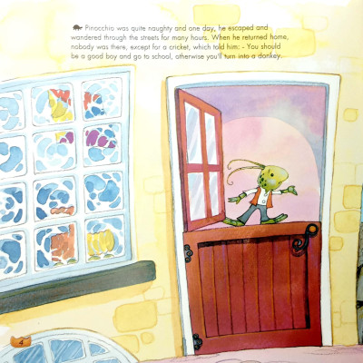 Truyện Cổ Tích Nổi Tiếng Song Ngữ Việt - Anh: Pinocchio - Chú Bé Người Gỗ Pinocchio (Tái Bản 2023)