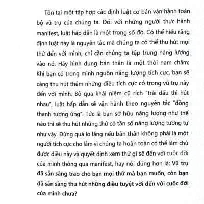 Nhập Môn Manifest (BÌA MỀM) - AZ