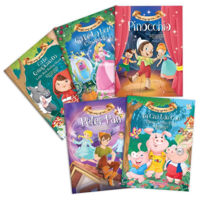 Sách - Truyện Song Ngữ Anh Việt - Cô Bé Quàng Khăn Đỏ - Tân Việt Books