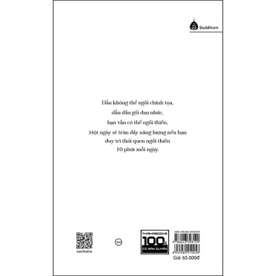 Toạ Thiền Trên Ghế - Để Tận Hưởng Cuộc Sống Thư Thái (Thaihabooks)