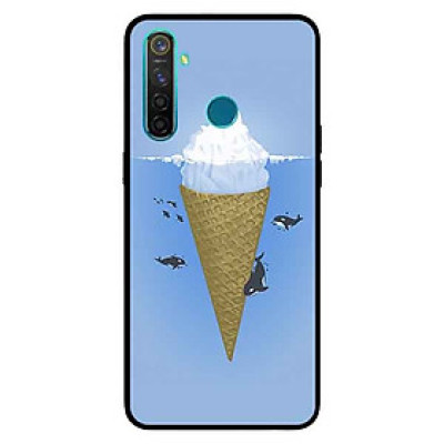 Ốp Lưng in cho Realme 5 Mẫu Kem Đại Dương - Hàng Chính Hãng