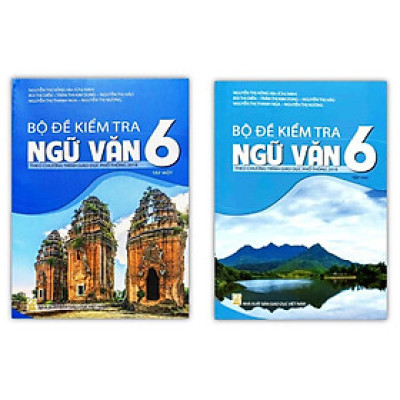 Sách - Combo Bộ đề kiểm tra ngữ văn 6 - ( tập 1 + tập 2 )