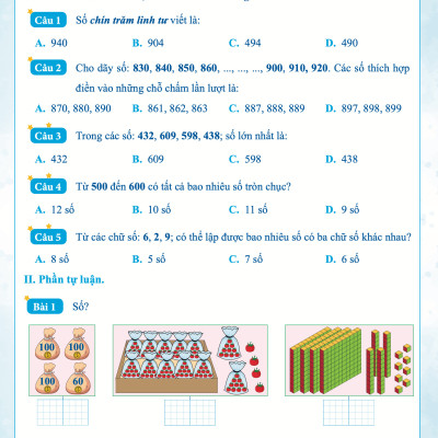 Combo Bài Tập Hằng Ngày Toán, Tiếng Việt Lớp 3 - Cánh Diều - Học kì 1