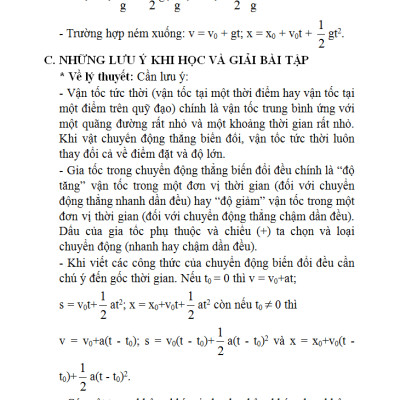 Sổ Tay Vật Lí Trung Học Phổ Thông (Lớp 10 - 11 - 12)