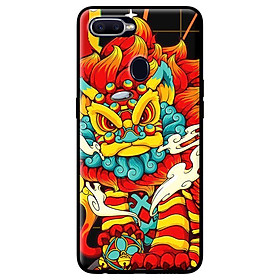 Ốp in cho Oppo A5s Lân Đỏ Vàng - Hàng chính hãng