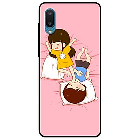 Ốp lưng dành cho Samsung Galaxy A02 mẫu Couple Ngủ