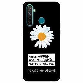 Ốp lưng in cho Realme 5 Pro Mẫu Cúc To Có Nhãn
