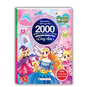 Sách - 2000 Hình Dán Trang Phục Công Chúa - Công Chúa Phép Thuật - Minh Thắng