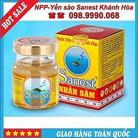 Nước Yến Sào Sanest Nhân Sâm Fucoidan- Lọ 70m-21%