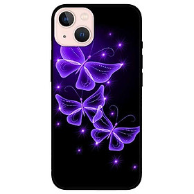 Ốp lưng dành cho Iphone 13 Mini - Iphone 13 - Iphone 13 Pro -  Iphone 13 Pro Max - Bướm Tím