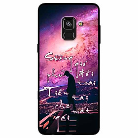 Ốp lưng dành cho Samsung A8 2018 mẫu Sương Gió Phủ Đời Trai