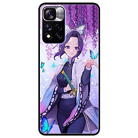 Ốp lưng dành cho Xiaomi Redmi Note 11 Pro 5G ( Bản Nội Địa ) mẫu Anime Cô Gái Shinobu Kimetsu Và Bướm