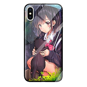 Ốp lưng kính cường lực cho iPhone XS MAX GIRL 130 - Hàng chính hãng