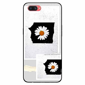 Ốp lưng in cho Realme C1 Mẫu Hai Khung Hoa Cúc