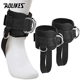 Combo 2 Dây Đai Đeo Cổ Chân AOLIKES 7145 - Hỗ Trợ Tập Mông, Chân, Tăng Cơ Săn Chắc