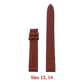  Dây đồng hồ da bò nhiều size màu nâu đỏ HJ8104-18-32