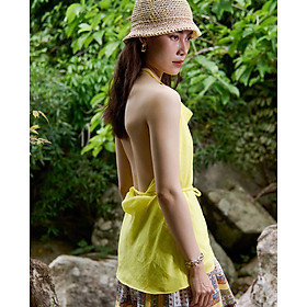 Áo Yếm Linen Kim Tước TOP232 thời trang thiết kế Hity
