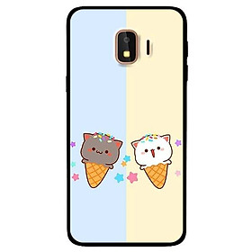 Ốp lưng dành cho Samsung J2 Core - J4 2018 - J2 Pro mẫu Couple Kem