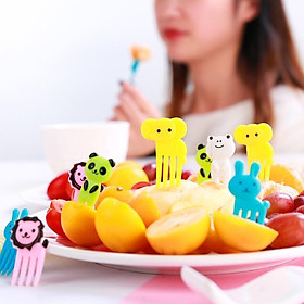 Set 10 Nĩa Hình Thú Xinh Xắn Hàng Xuất Nhật