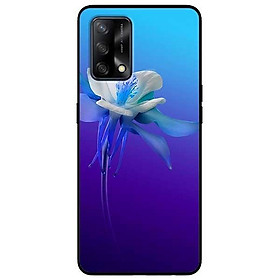 Ốp lưng dành cho Oppo A54 - A74 - A94 mẫu Hoa Lan Xanh Trắng