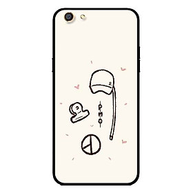 Ốp Lưng in cho Oppo F3 Mẫu Nón PMO - Hàng Chính Hãng