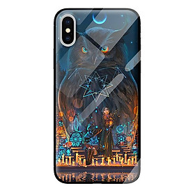Ốp kính cường lực cho iPhone XS MAX mẫu CÚ 5 - Hàng chính hãng