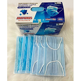 Khẩu trang y tế 4 lớp vải SMS kháng khuẩn GREEN LIFE SEN VIỆT đủ các màu xanh, trắng, xám, hồng, đen