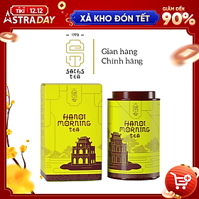Trà xanh hoa ngọc lan PHMT0075 SACHS TEA 1773 chè hữu cơ thái nguyên ướp hoa cao cấp 75g/hộp