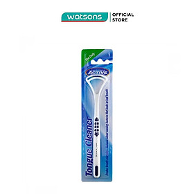 Bàn Chải Vệ Sinh Lưỡi Beauty Formulas Active Oral Care Tongue Cleaner Bằng Nhựa 1 Cái