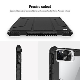 Bao da cao cấp chính hãng nillkin bumper leather cho ipad air 10.9 (2020), ipad air 4, ipad pro 11 (2020), ipad pro 11 (2021), ipad air 5 (2022), ipad air 6 11 inch m2, ipad pro 11 m4 2024 – bảo vệ toàn diện, thiết kế sang trọng – hàng nhập khẩu
