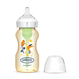 [ WB91620 ] Bình sữa tùy chọn cổ rộng nhựa PPSU, 270ml - Dr.Brown