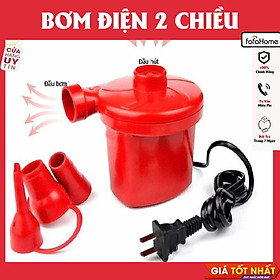 Bơm Điện Mini 2 Chiều Hút Thổi Tiện Lợi Bơm Phao Bơi, Bơm Ghế Hơi, Bơm Bể Phao, Bơm Hút Chân Không Giao Màu Ngẫu Nhiên