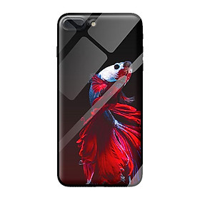 Ốp kính cường lực cho iPhone 7 Plus cá 24 - Hàng chính hãng