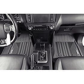 Thảm lót sàn xe ô tô TOYOTA COROLLA ALTIS 2013-2018 Nhãn hiệu Macsim 3W chất liệu nhựa TPE đúc khuôn cao cấp - màu đen